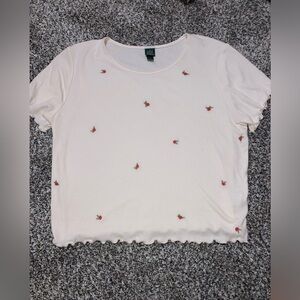 Wild Fable White T Shirt Size XL